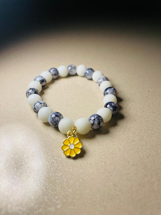 Sunflower Beaded Bracelet.