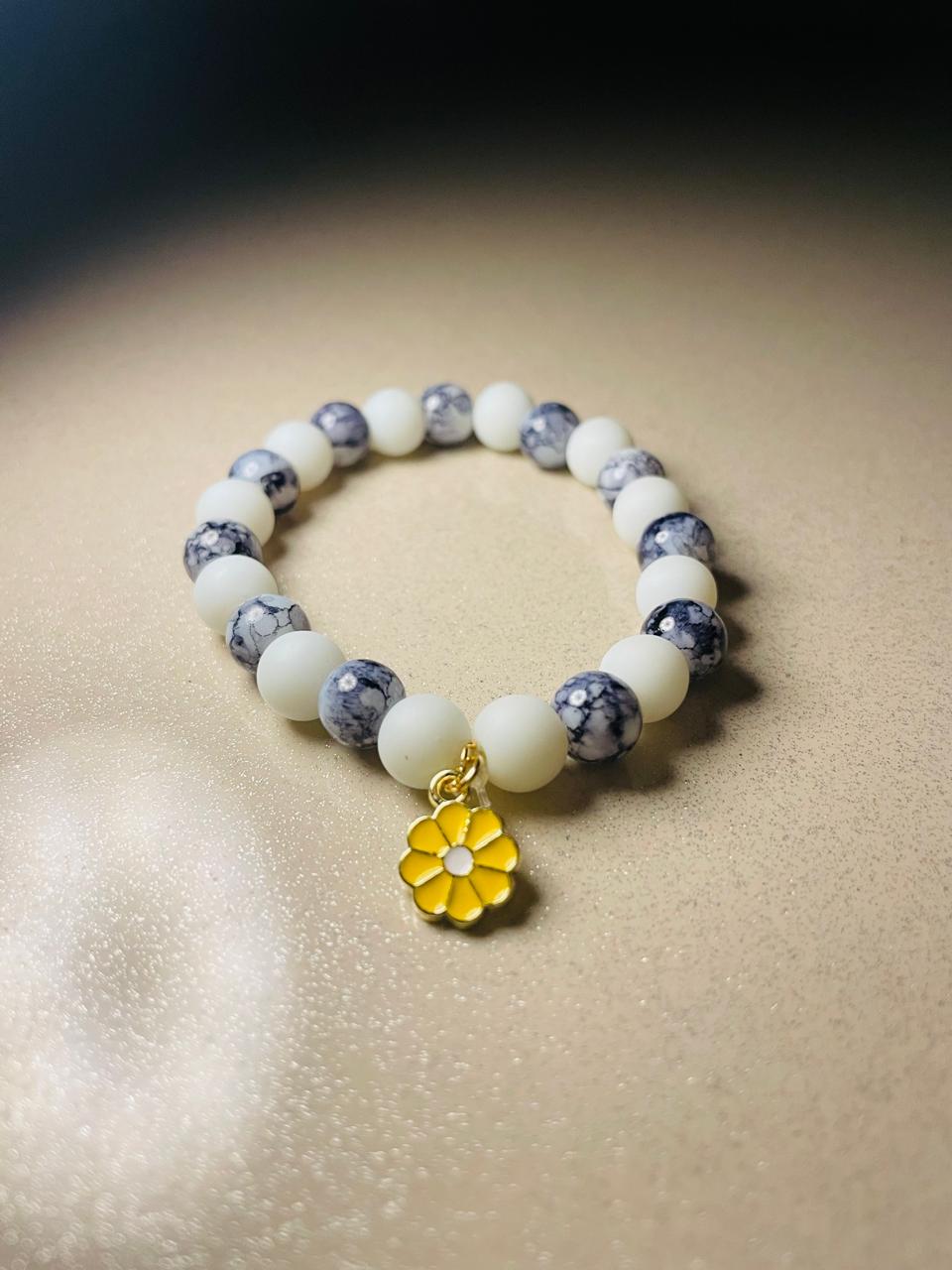 Sunflower Beaded Bracelet.