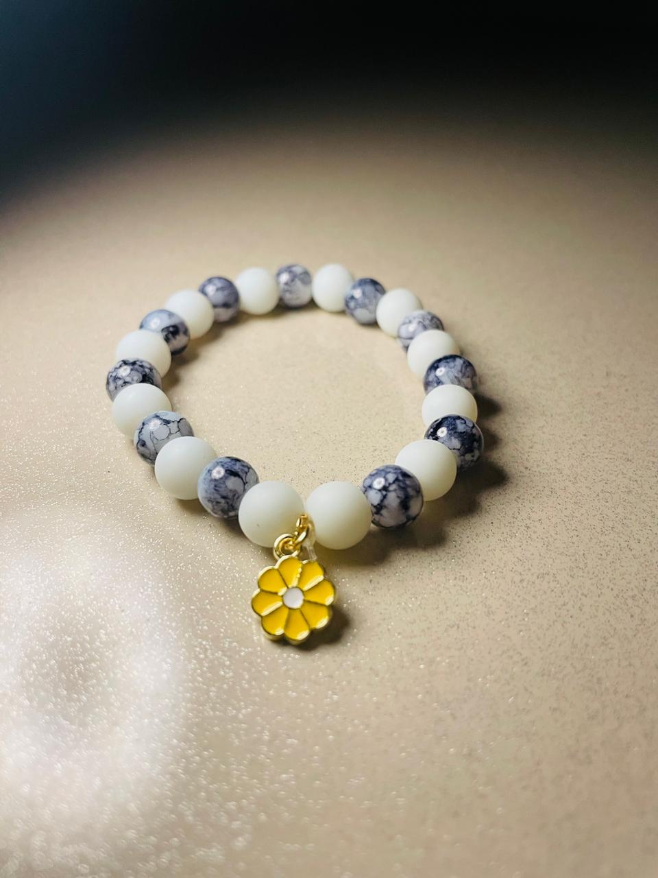 Sunflower Beaded Bracelet.